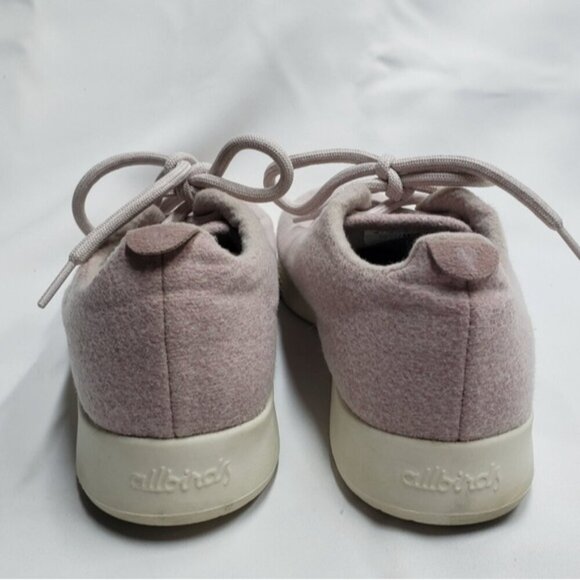 Allbirds Superfine Merino Lace up Sneakers Pale Pink Women's Size 9 - Picture 5 of 15